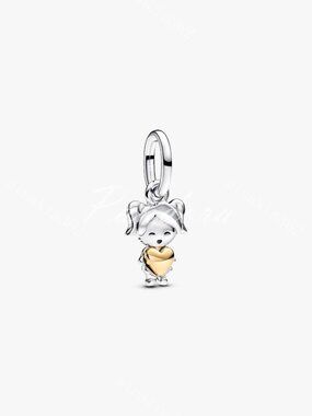Happy Girl Dangle Charm